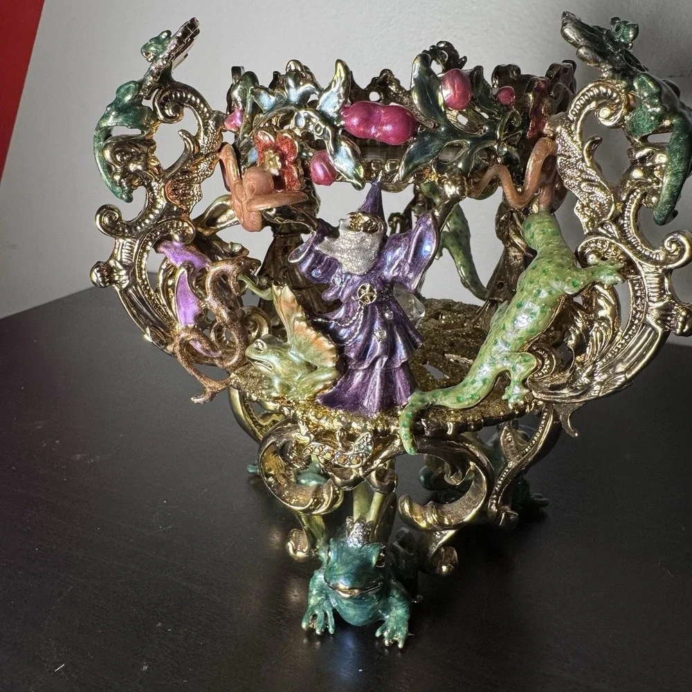 RARE Vintage‎ Kirks Folly Whimsical Wizard Candle Holder